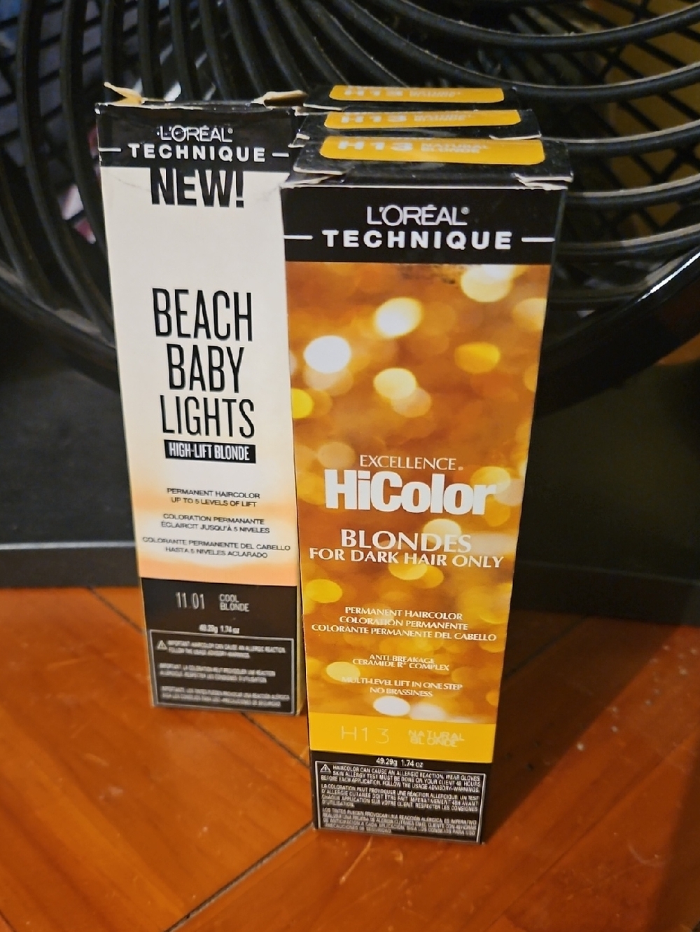 L'Oreal HiColor H13 Natural Blonde Hair Color - Yellow Labels